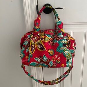 Vera Bradley Hadley Satchel Rumba print